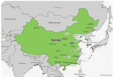 Карта Китая